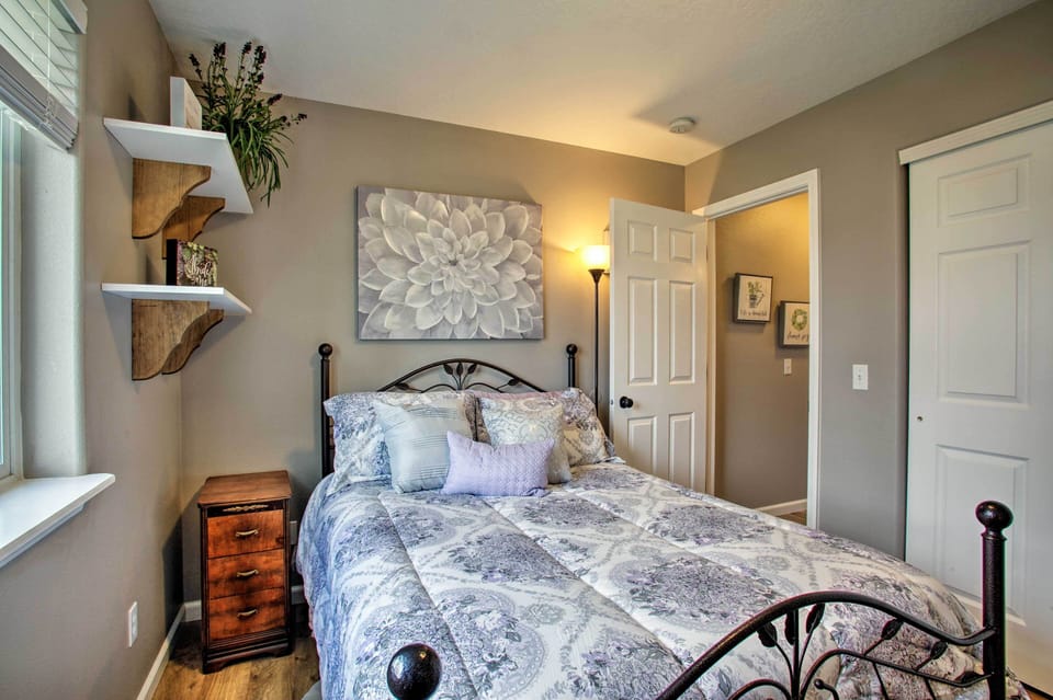 Cozy up with a good book before drifting to sleep.