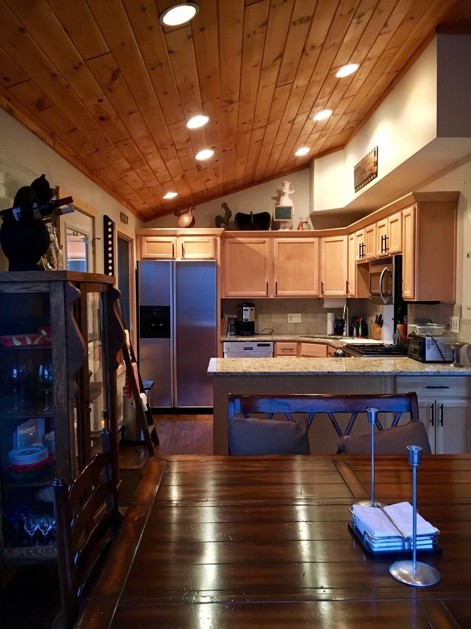 Kitchen with gas stove and oven 