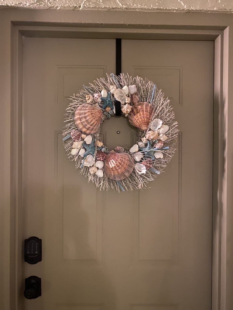 FRONT DOOR WITH SMART LOCK SYSTEM