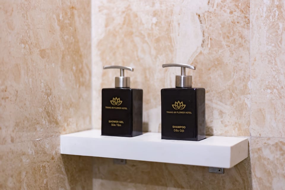 Shower, free toiletries, hair dryer, slippers