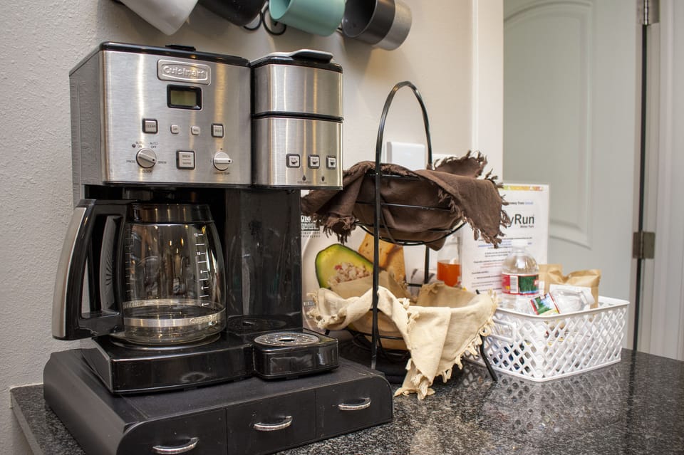- Coffee maker and kitchen essentials ready for guest use   - Start mornings with fresh coffee before mountain adventures   - Thoughtful amenities provided for comfort during your stay