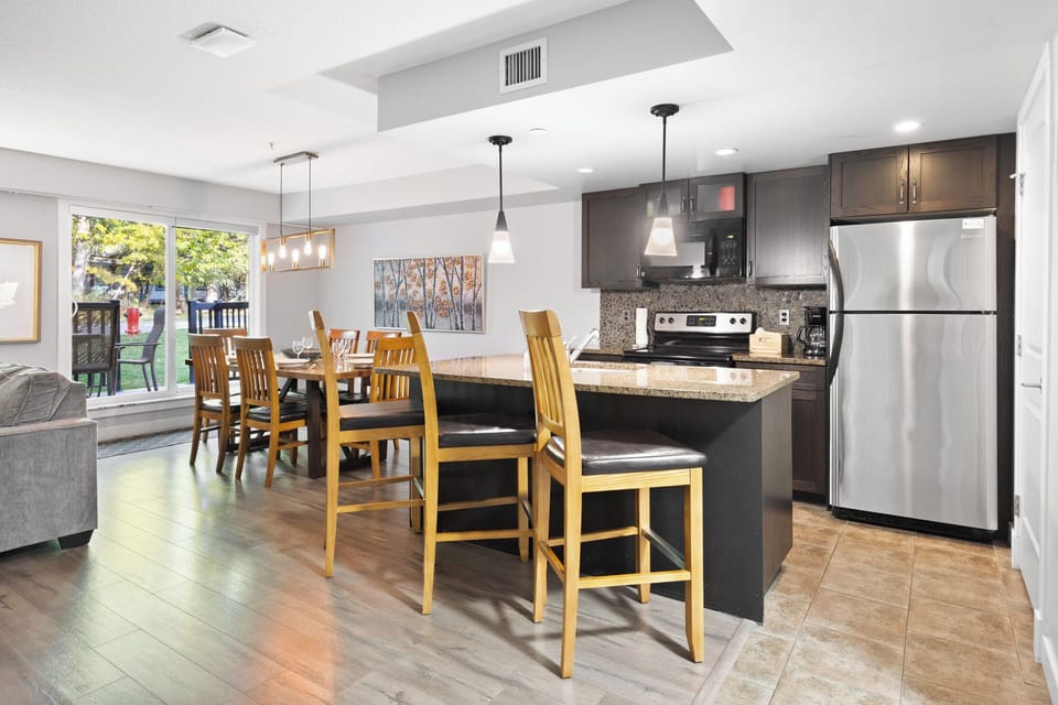 Large fully stocked kitchen