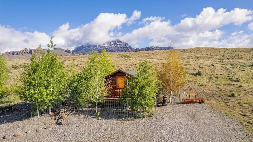 Enjoy a cup of coffee or evening stargazing on the front deck.