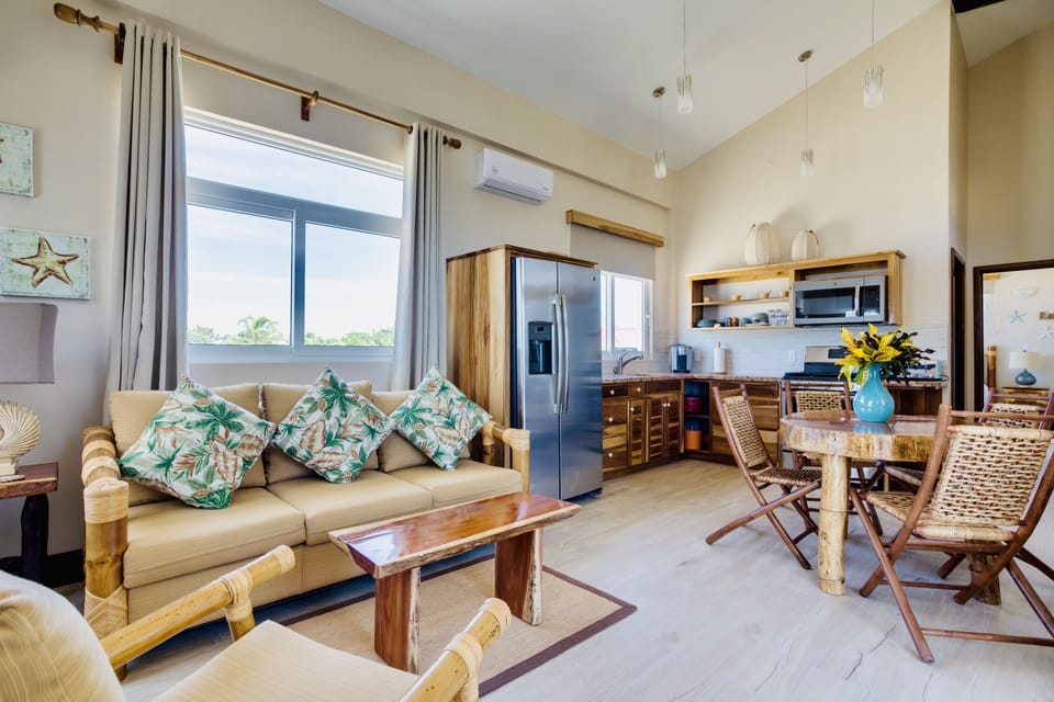Signature Suite, 1 Bedroom, Ocean View, Oceanfront | Private kitchen | Fridge, microwave, coffee/tea maker, toaster