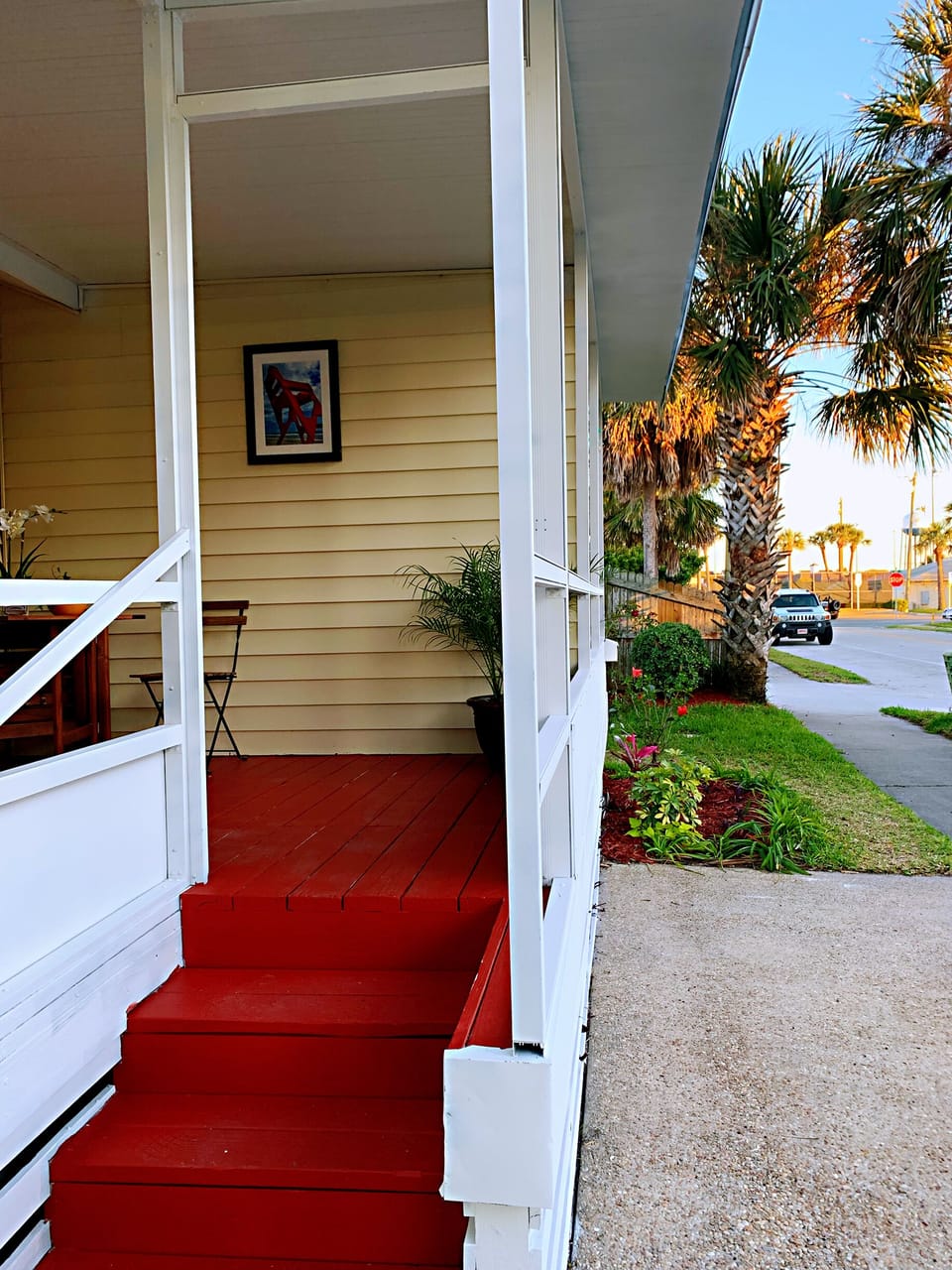 Entrance to 2A from street level 