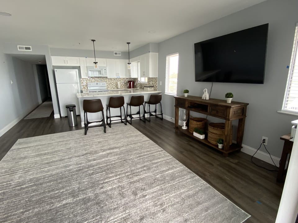 View of oceanfront room from balcony 