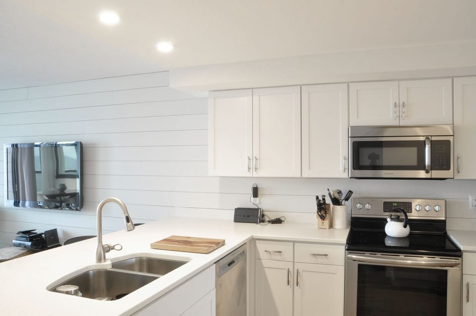Modern Shiplap walls throughout 