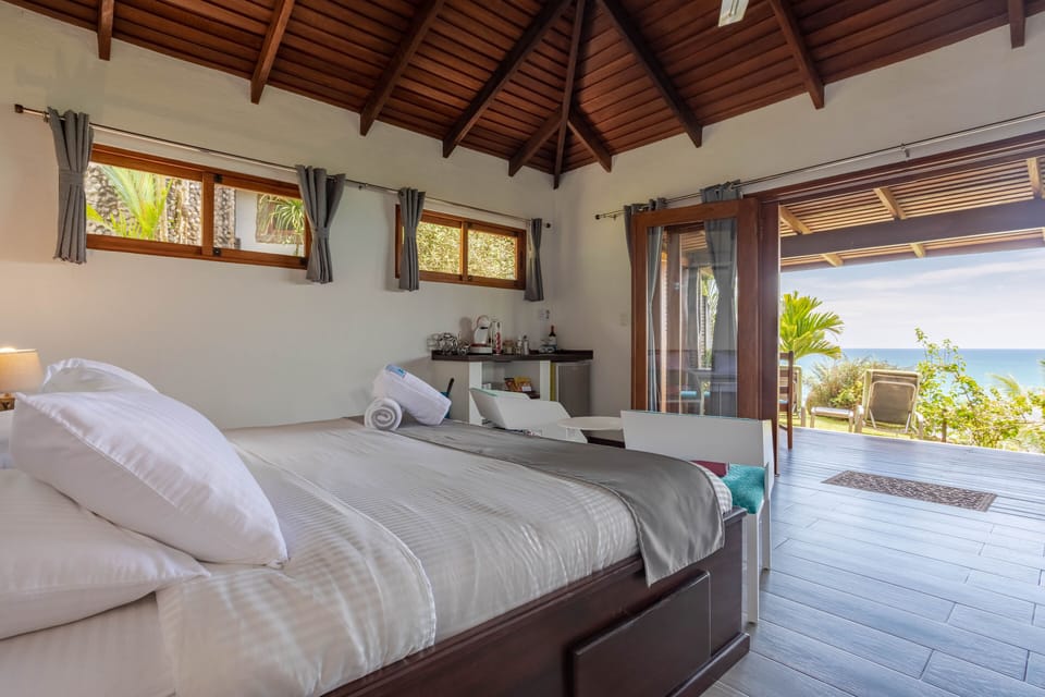 Luxury Villa, Ocean View | Minibar, in-room safe, desk, laptop workspace