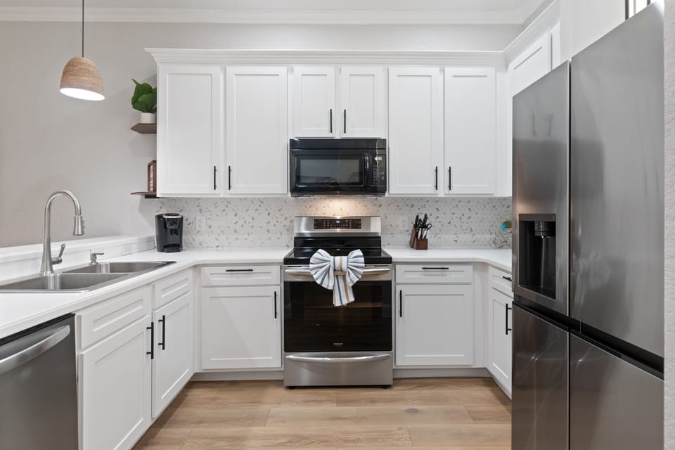 Well equipped updated kitchen