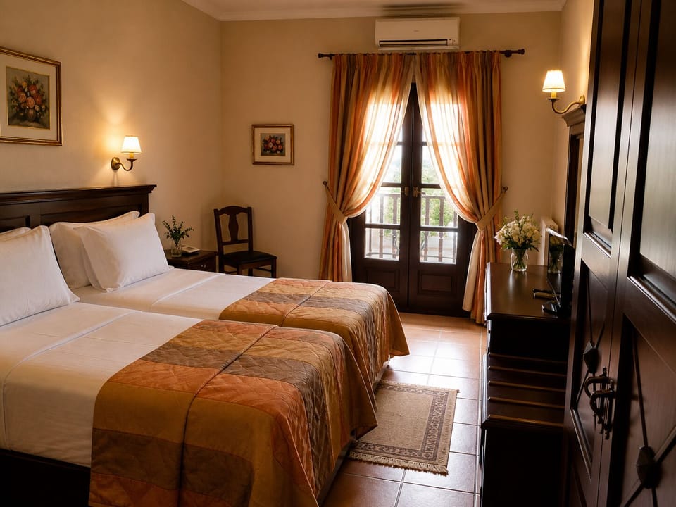 Standard Double or Twin Room | In-room safe, desk, soundproofing, free WiFi