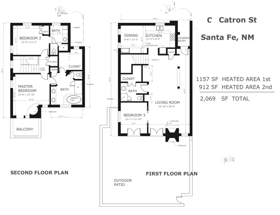 Floor Plan of the Townhouse