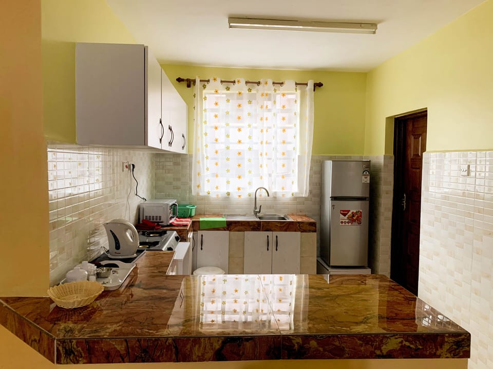 Deluxe Apartment, 3 Bedrooms, Non Smoking | Private kitchen | Fridge, microwave, oven, stovetop