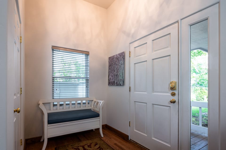Front door. The Office entrance is to the left, just out of the frame.