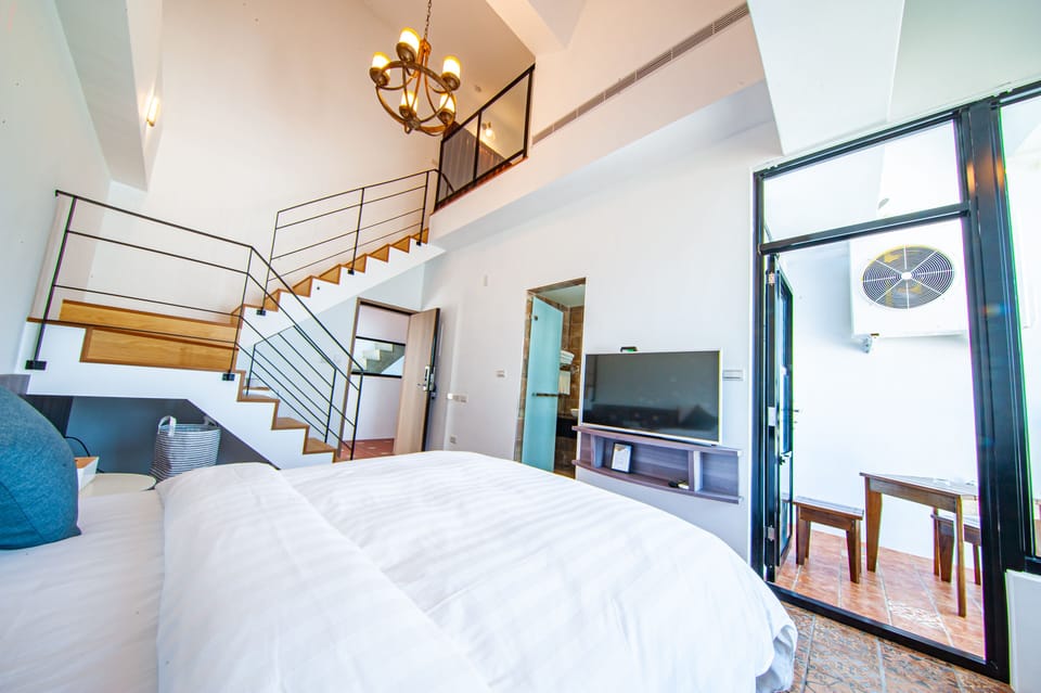 Basic Quadruple Room, Ocean View | Desk, blackout drapes, soundproofing, free WiFi