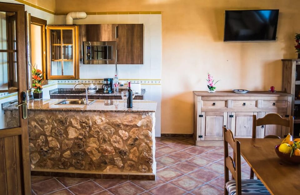 Family Suite, 2 Bedrooms, Terrace, Mountain View | Private kitchen | Full-size fridge, microwave, stovetop, dishwasher
