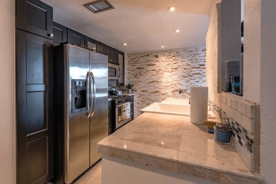 Villa (2 Bedrooms) | Private kitchen | Fridge