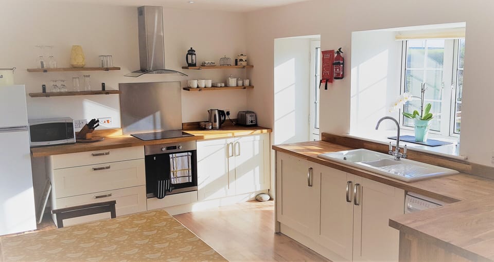 Large open plan kitchen