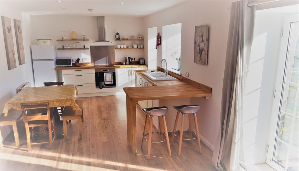 Newly refurbished modern kitchen.