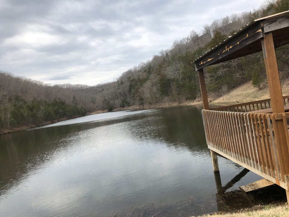 Private community hiking trails and private lake