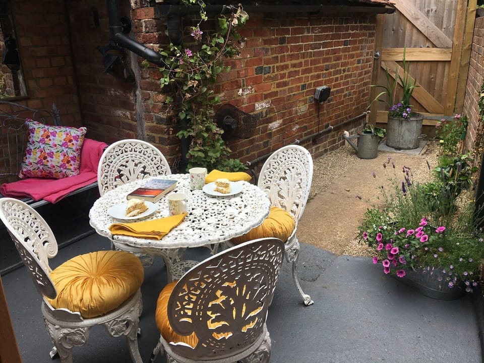 Our private courtyard garden 