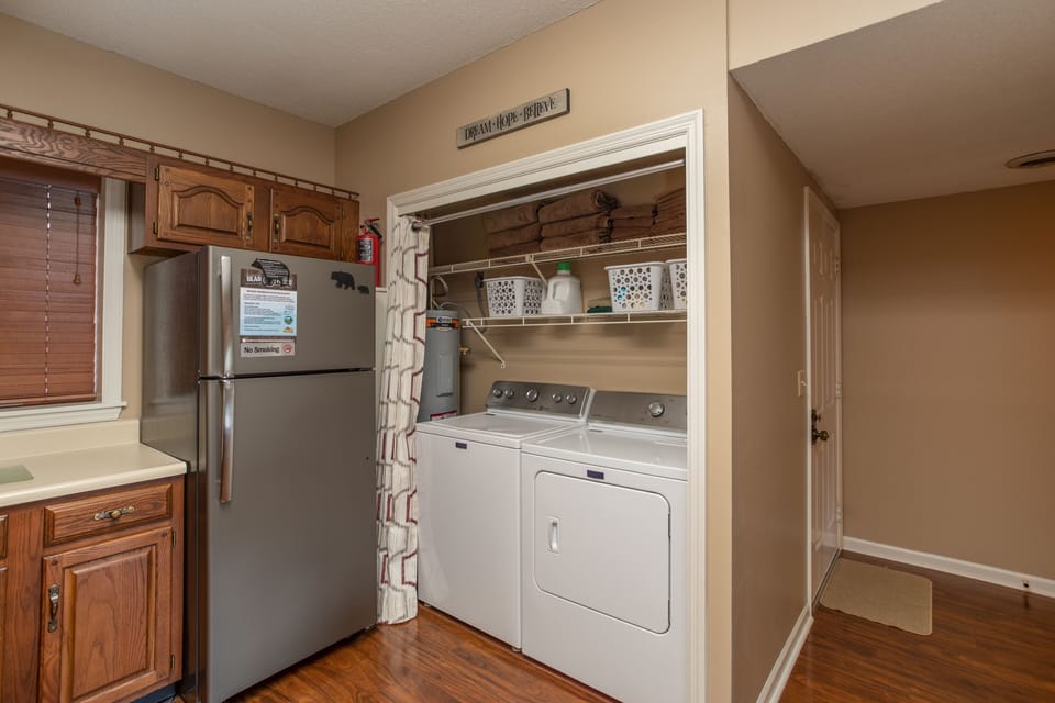 Full Laundry in Kitchen