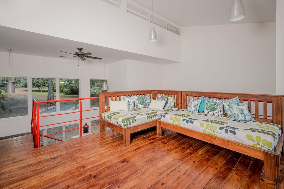 Upstairs TV room 