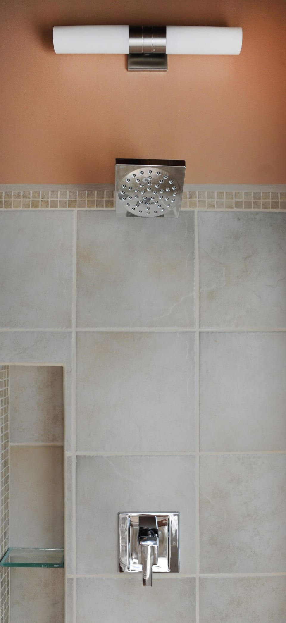 Spacious shower