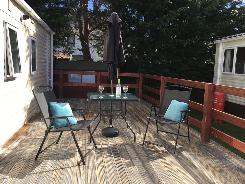 Decking for outside relaxing 