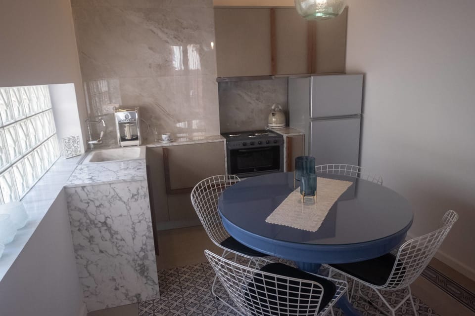 Grand Apartment, Terrace, Courtyard View | Private kitchen | Coffee/tea maker, fridge, stovetop, electric kettle