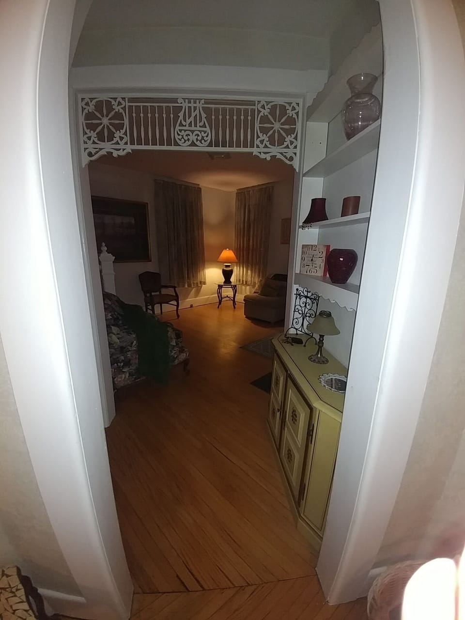 scrolled hall