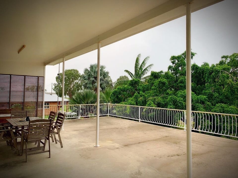 Upstairs deck