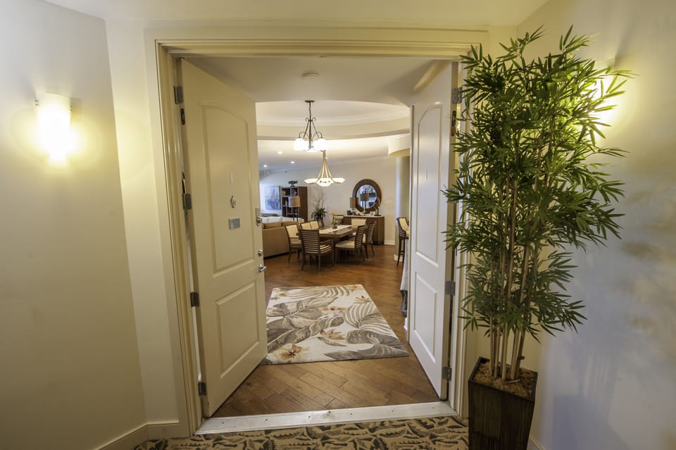 Step into to Our Oceanfront Condo thru the private elevator waiting area.