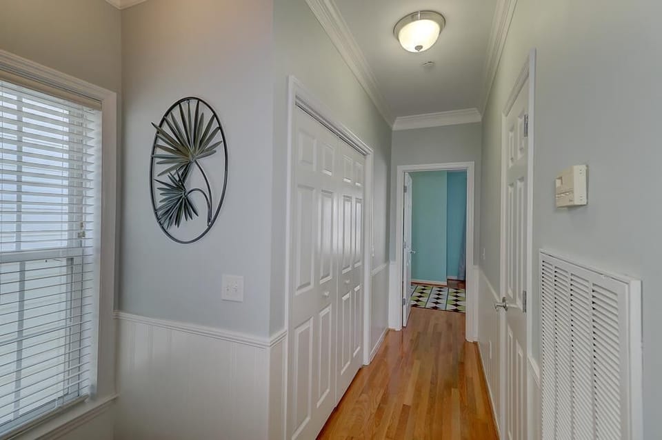 2nd Floor Hallway with Laundry Closet