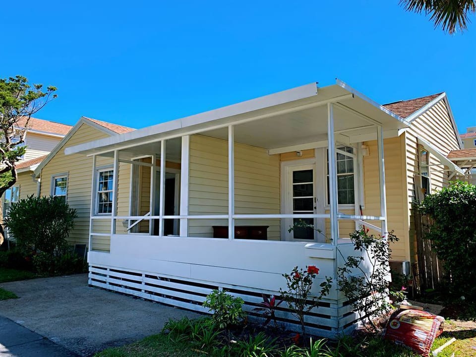 Exterior view of the beach bungalow