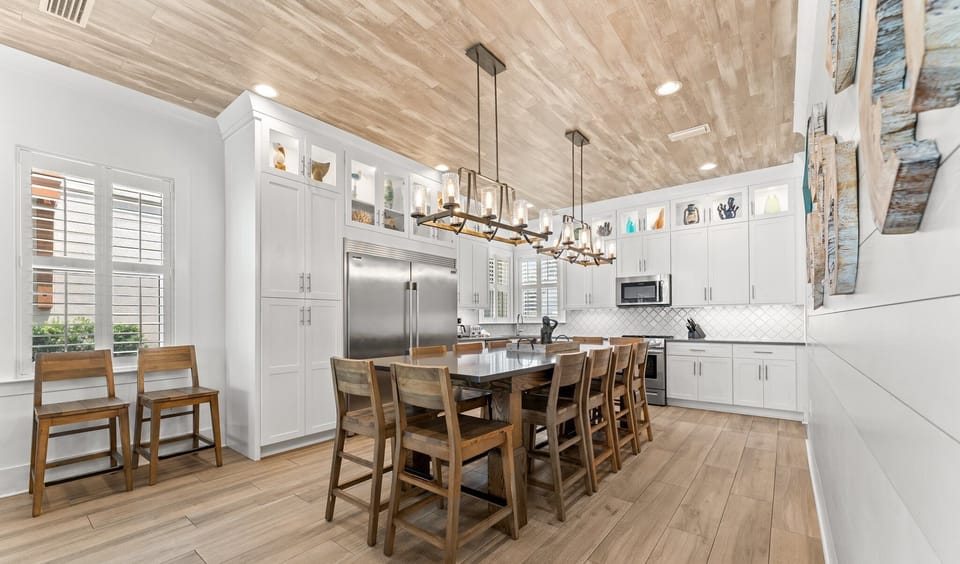 First Floor Kitchen and Dining Area