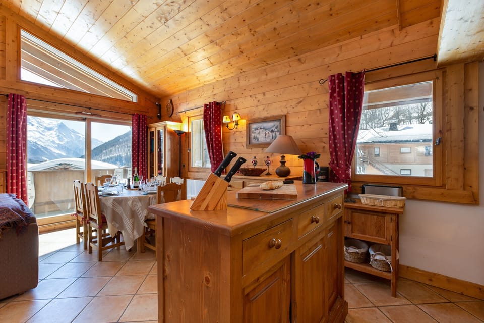 Open plan kitchen
