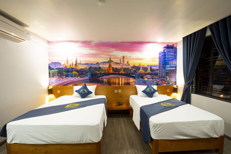 Basic Double or Twin Room, City View | Premium bedding, pillowtop beds, desk, laptop workspace