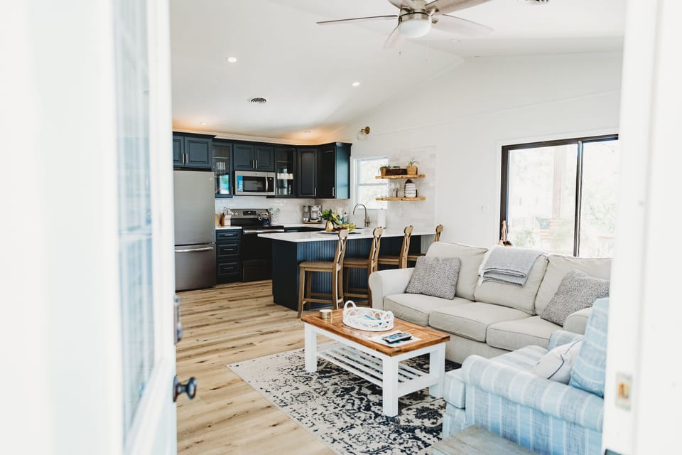 Entrance to Cottage into Living Room