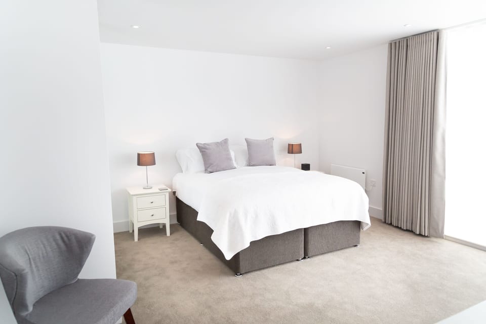 Business Apartment, 1 Queen Bed | 1 bedroom, iron/ironing board, free WiFi
