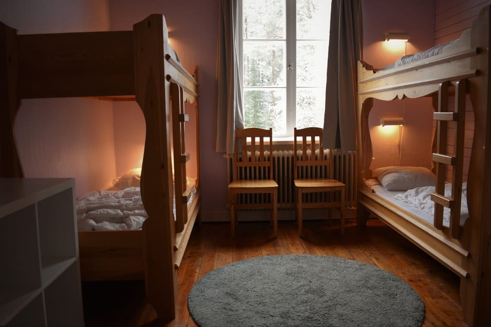 Blackout drapes, iron/ironing board (on request), WiFi (free)