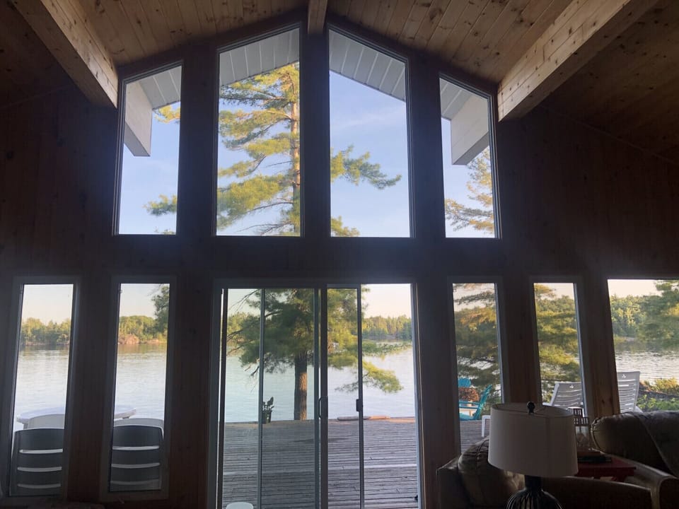 Beautiful ceilings with floor to top windows