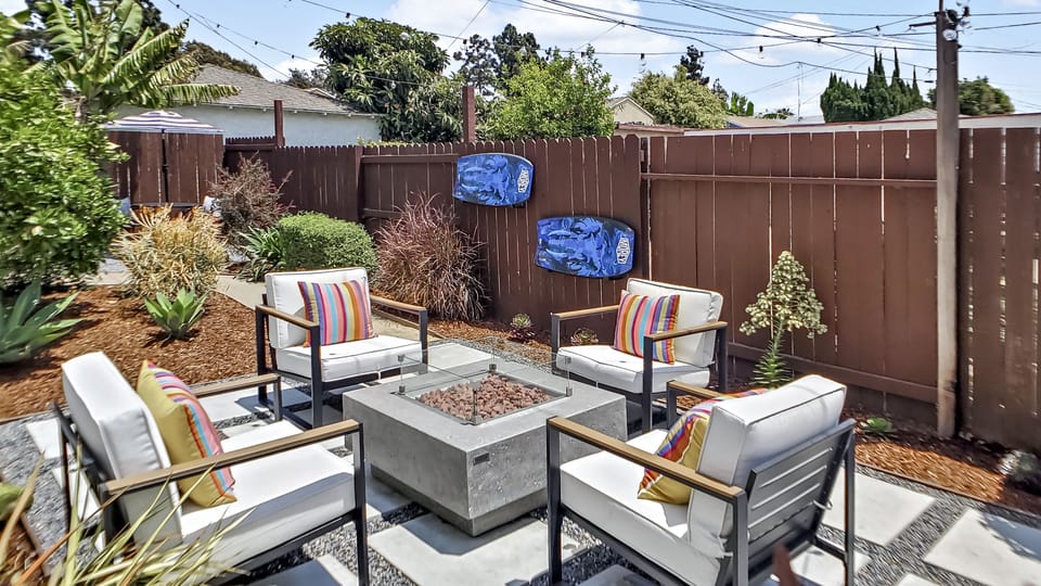 Shared Patio with Fire Pit