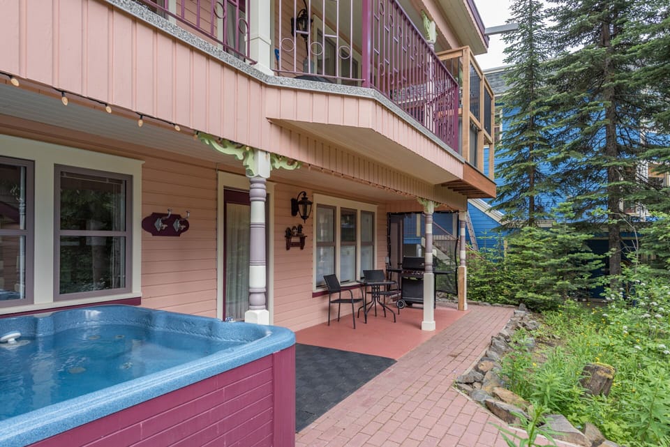 Hot Tub and covered deck