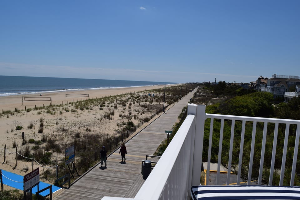 View from the Primary Bedroom balcony looking south!