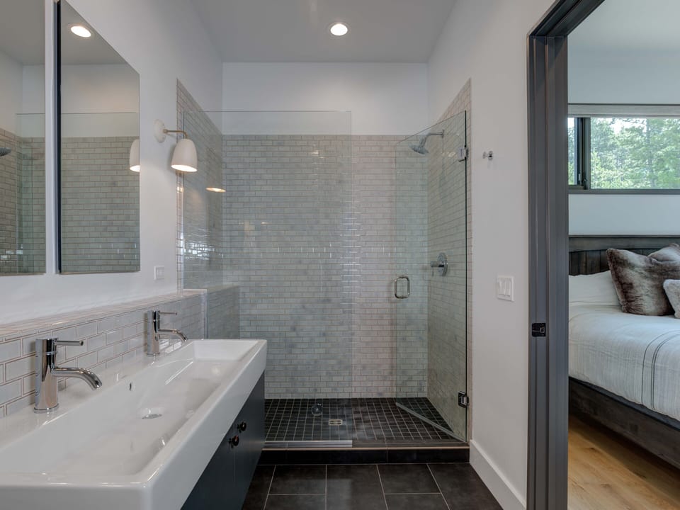 Lake Cabin 26, Master Bath, 1
