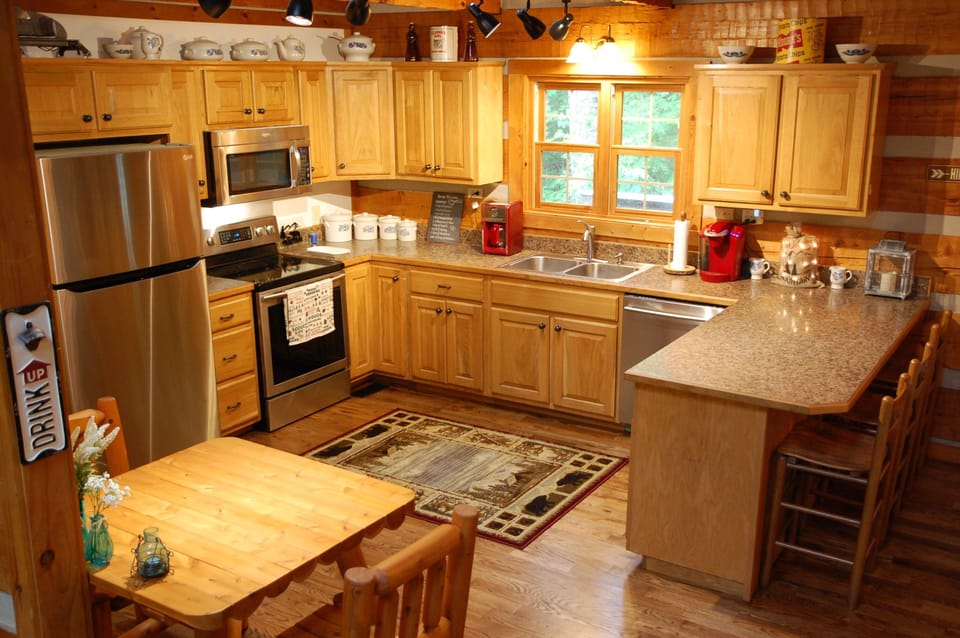 Large kitchen with all appliances and many extras
