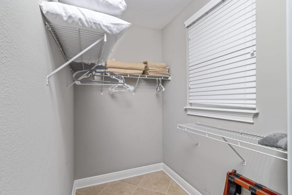 2nd floor bedroom walk-in closet