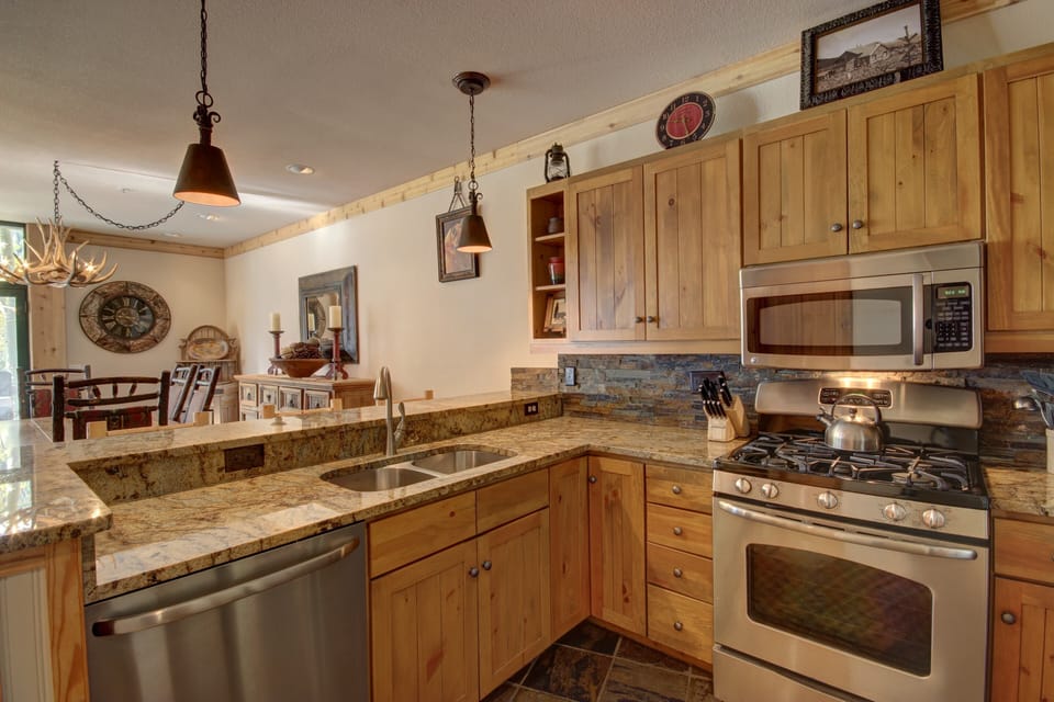 Fully equipped kitchen
