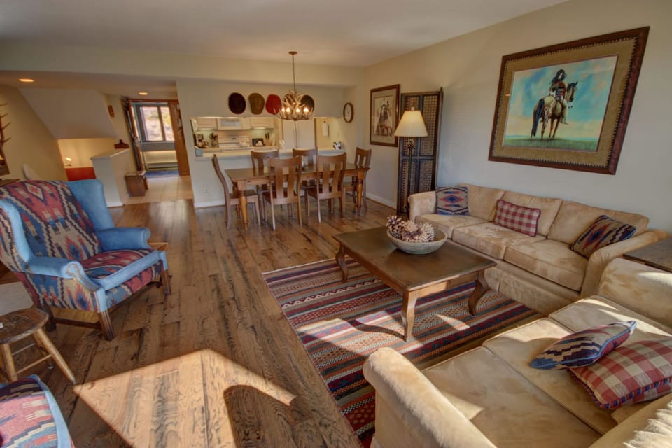 Living room with plenty of space for some family fun