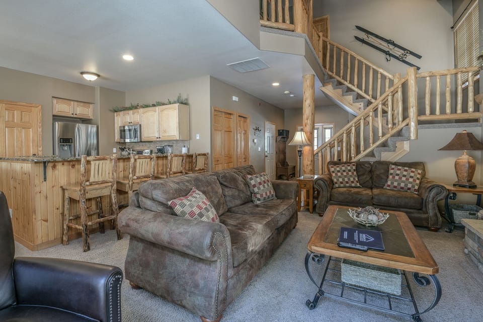 Living room with lots of space for everyone